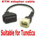 Câble adaptateur KTM pour Tuneecu reprogrammation moto Ktm ECU adaptateur